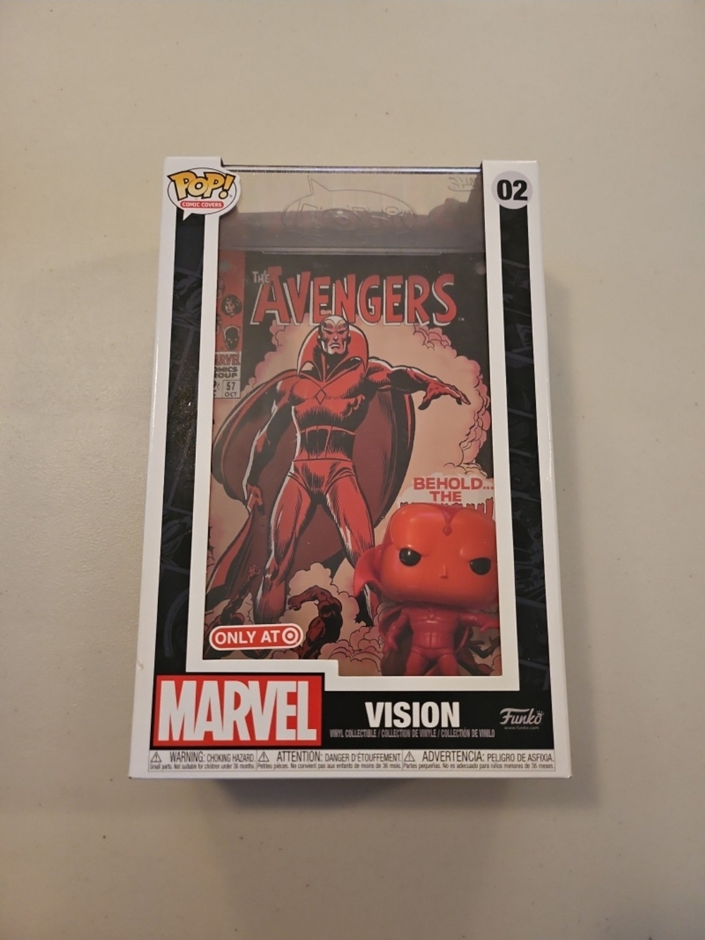 Marvel's Vision Funko Pop Comic Covers Collectible 02